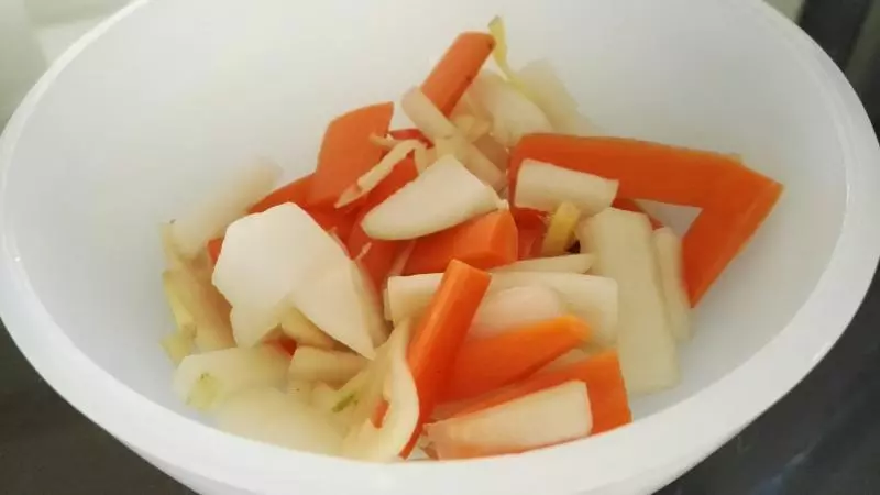 極簡版泡蘿蔔鹹菜