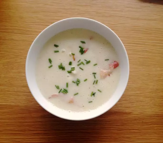 熏鱈魚土豆湯smoked haddock &amp; potato soup