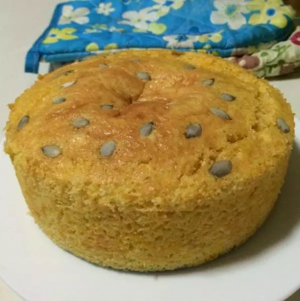 南瓜枸杞蛋糕（無油無泡打粉）