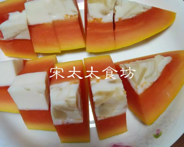 木瓜牛奶魚膠（花膠）凍