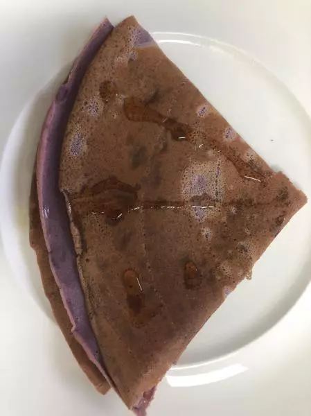 健身紫薯蕎麥玉米法式可麗餅