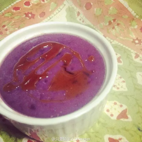焦糖紫薯布丁