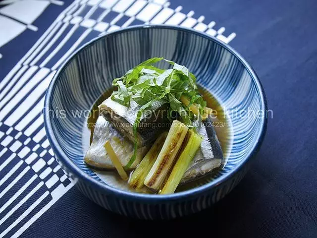 生薑煮秋刀魚