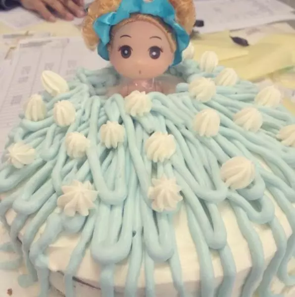 泡泡浴公主蛋糕