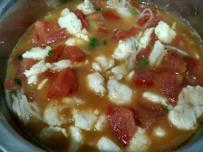 番茄龍利魚湯