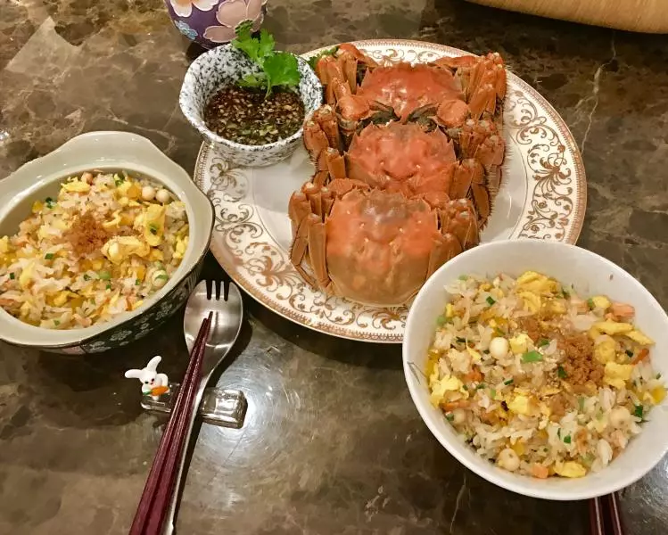 三文魚芡實炒飯