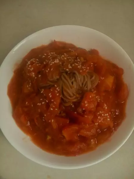番茄蕎麥麵