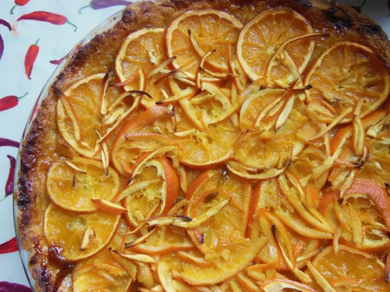 tarte  aux  橙子
