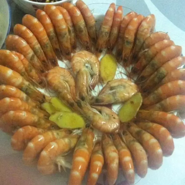 白煮海蝦