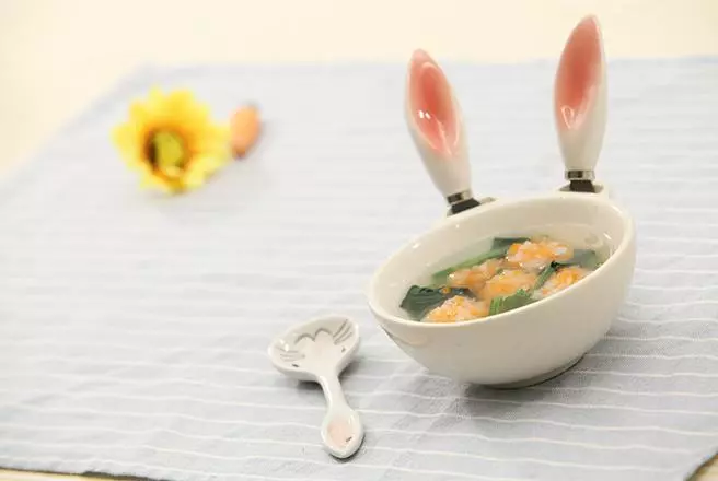菠菜蝦丸湯