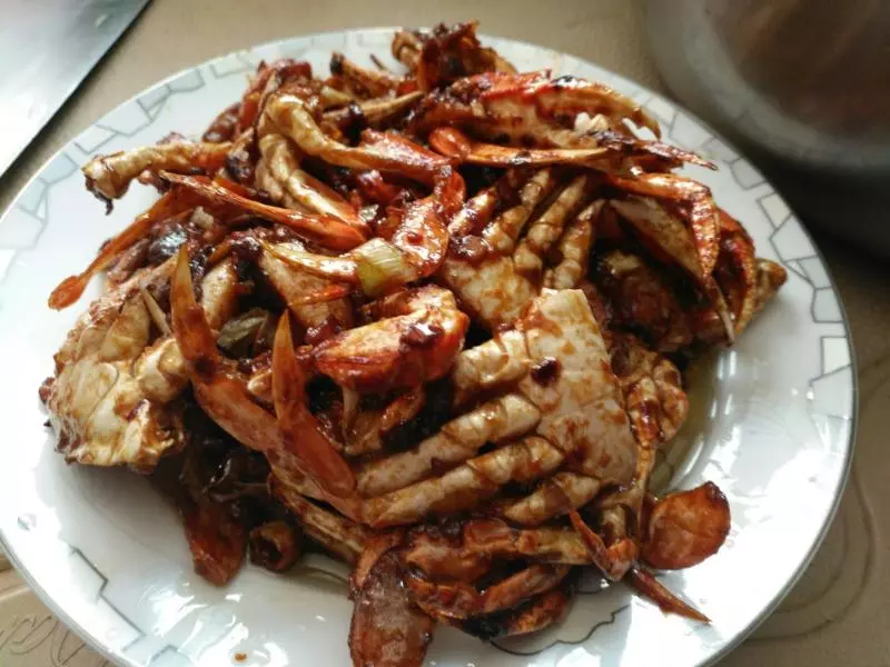 香炒海蟹