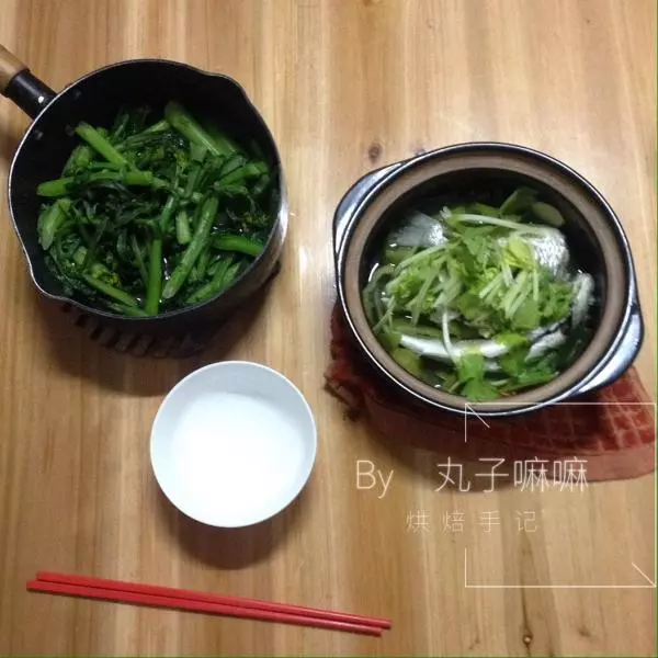 快手菜——素菜魚湯煲