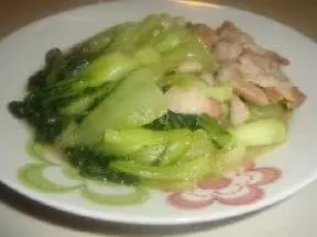 豬肉炒小白菜