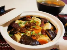 冬菇蝦米豆腐煲