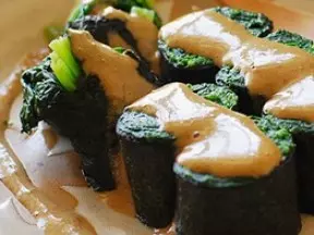 蟹味海苔菠菜卷