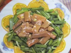 韭菜拌海腸