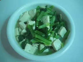 小白菜燉豆腐