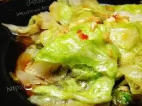 蚝油剁椒生菜