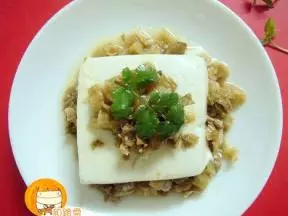 簡單小菜·雪菜蒸豆腐
