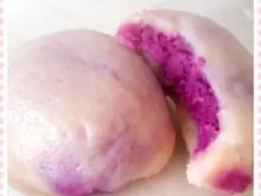 桂花紫薯小麻糬
