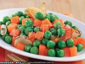 胡蘿蔔炒豌豆