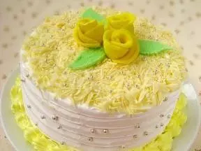 生日蛋糕---手做玫瑰花