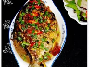 蒜蓉豆豉燒鯿魚