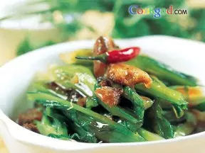 豆豉鯪魚油麥菜
