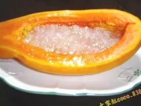木瓜燉雪蛤膏