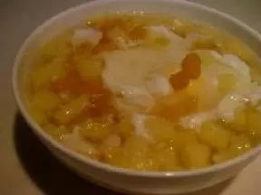 山芋水果荷包蛋