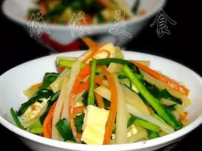 三絲炒韭菜