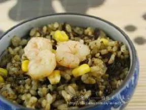 榄菜虾仁炒饭