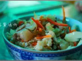 閩南包菜燜飯