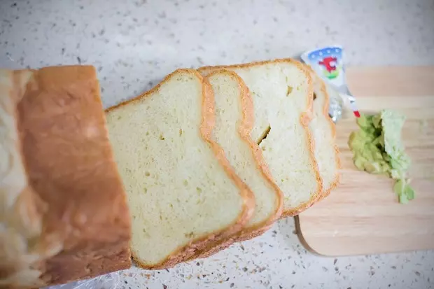 北海道吐司（面包机）+三明治做法