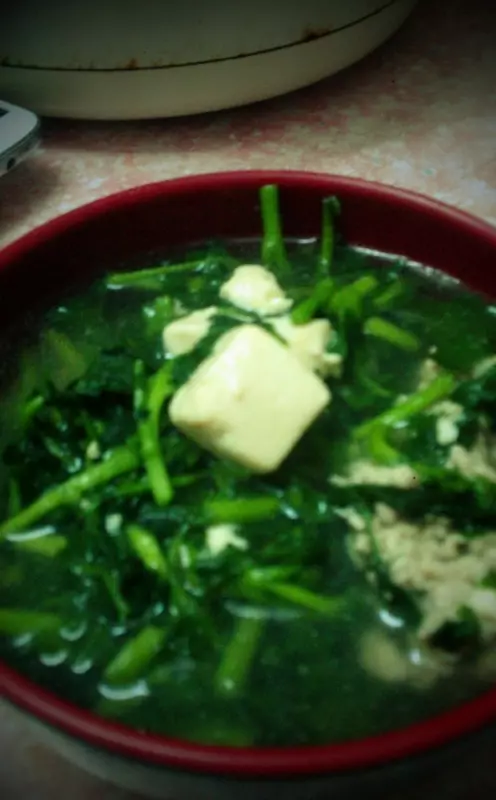 清淡西洋豆腐菜汤