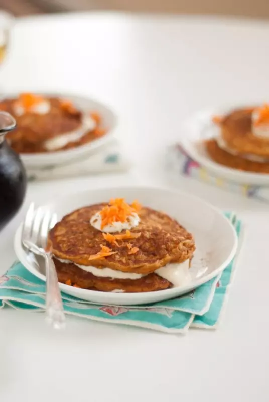 胡萝卜松饼(Carrot Cake Pancakes)
