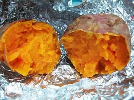 微波炉版烤红薯
