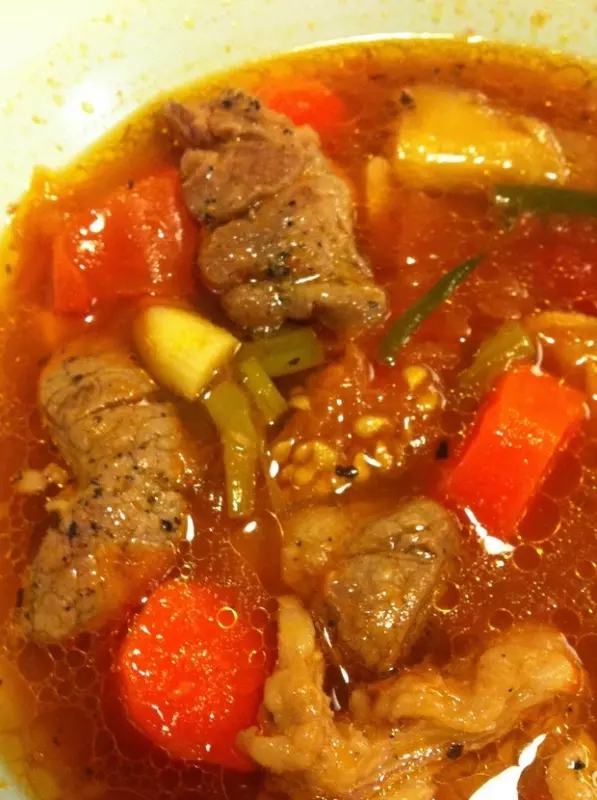 羊排胡萝卜西红柿浓汤