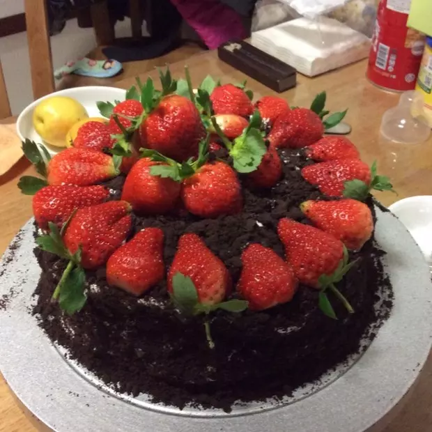 草莓奥利奥蛋糕