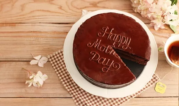 母亲节最好的巧克力蛋糕，萨赫蛋糕