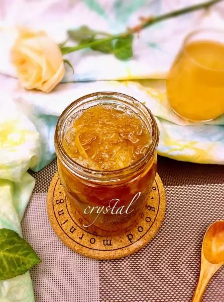 自制清香滋润蜂蜜柚子茶