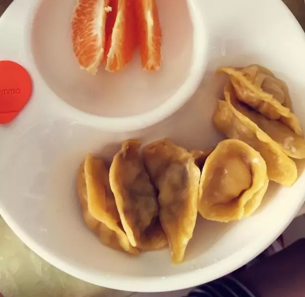 香菇鱈魚餃子.豬肉鮮蝦餃子.寶寶輔食.一歲輔食