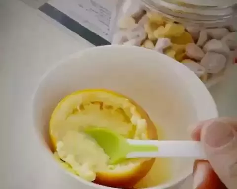 甜橙蒸蛋黄（宝宝辅食）