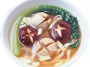 火腿貢丸湯麵
