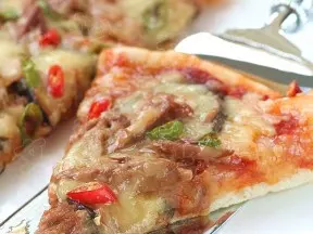 香辣金槍魚pizza