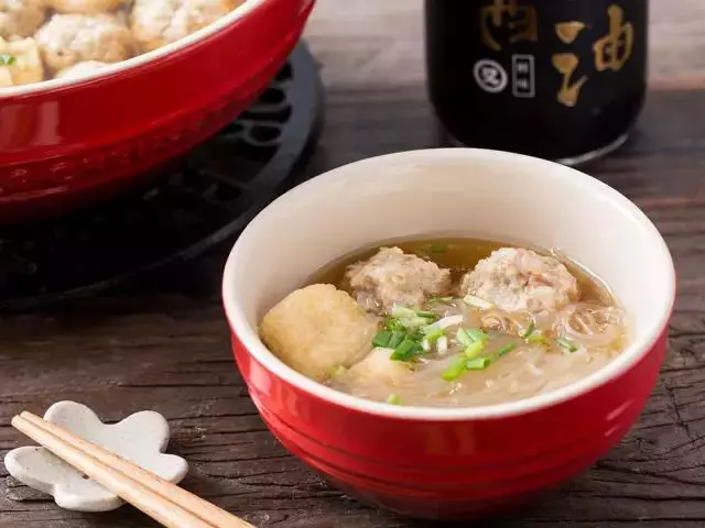 日本又伊鲜肉丸油豆腐粉丝汤