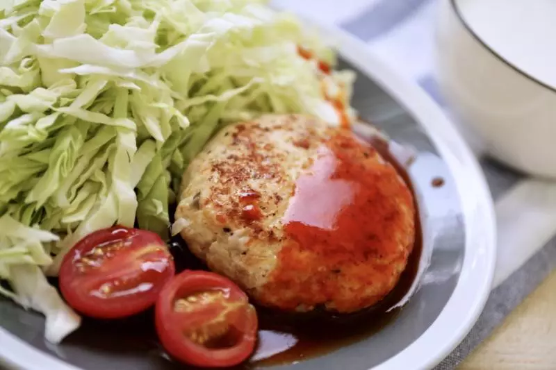 日式鸡胸肉汉堡排 减脂增肌无碳水