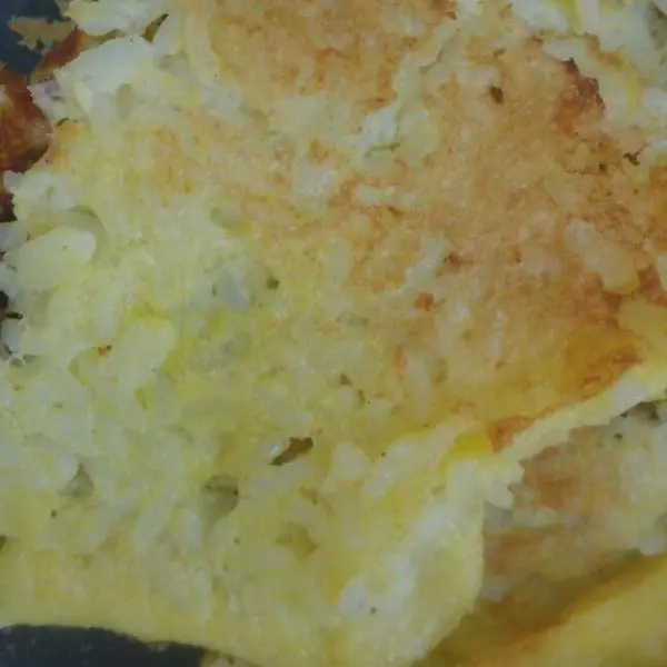 米饭鸡蛋煎饼