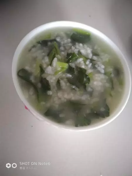 儿童营养青菜粳米粥