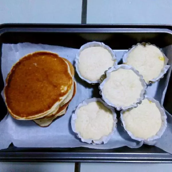 酸奶松饼&amp;酸奶桔子果酱蛋糕
